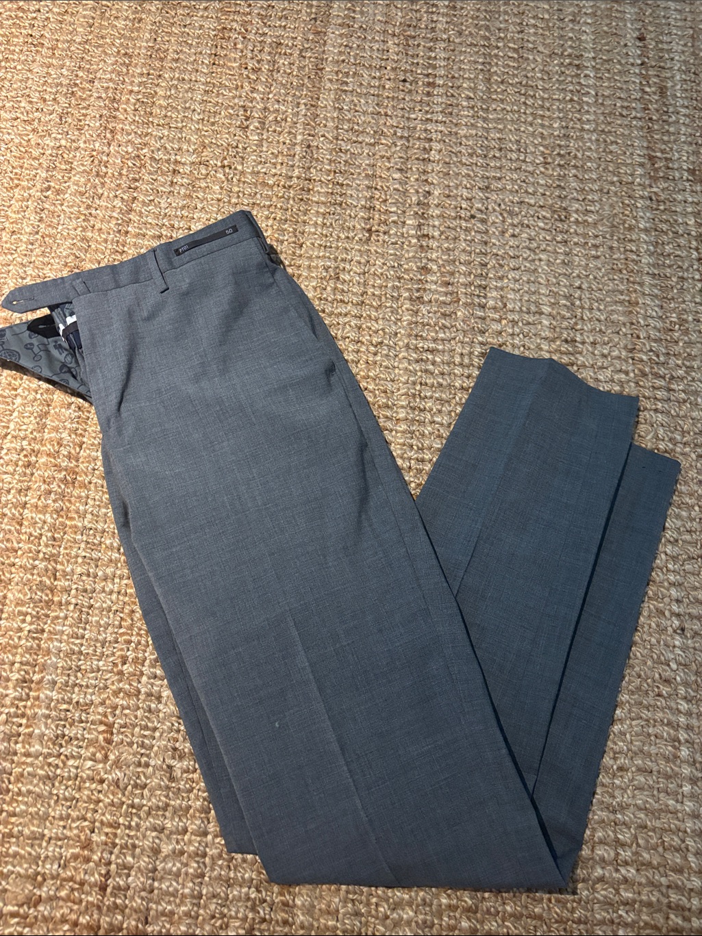 Pt01 Traveler Gray Dress Pants - Classic Men's Trousers